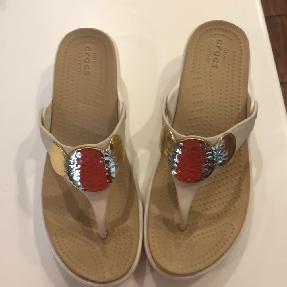 Crocs flip flops